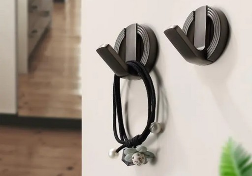 VEŠIAK NA OBLEČENIE ČIERNY HÁK NÁBYTOKOVÝ VEŠIAK VEŠIAK NA NÁSTENU RETRO LOFT