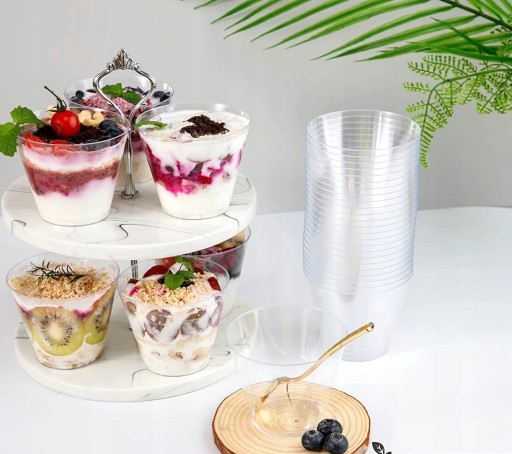 SNACK CONTAINERS dezertné poháre 150ml 24 ks