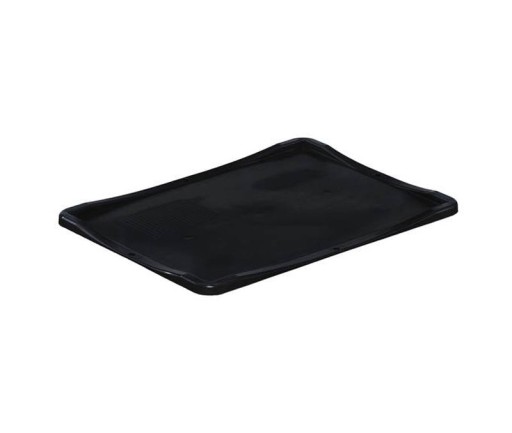 VEKO NA NÁDOBU 400X300, ČIERNA