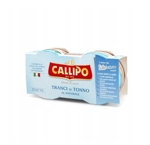 Callipo Tonno Naturale - tuniak vo vlastnej omáčke 2x80g