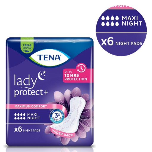 Tena Lady Maxi Night absorpčné vložky 6 ks.