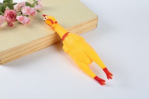 GIGA GUMA KURACIE PIŠKACIE HRAČKA PRE PSA ŠTENIATKA HRUBÁK XL 37 cm