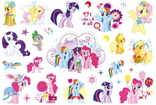 UMÝVAJÚCE TETOVANIE PRE DETI MY LITTLE PONY CG073