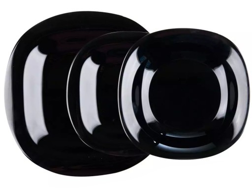 Jedálenský tanier 27 cm čierny CARINE NEW LUMINARC