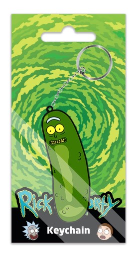 Rick and Morty Pickle Rick gumička na kľúče