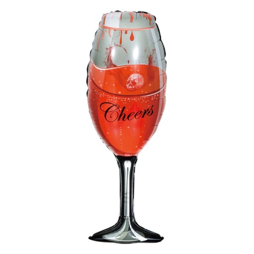 FÓLIOVÝ BALÓN CHEERS HALLOWEEN SKLO 98X38 CM