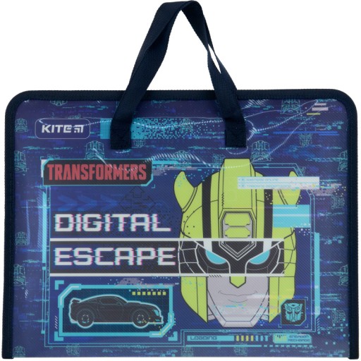 ŠKOLSKÝ BOX S RÚČKOU, HRUBÝ KITE XL A4 TRANSFORMERS