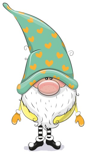 NÁLEPKA NA OKNO Trpaslík Gnome gnome