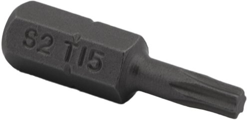 TORX BIT T15 15 x 25mm S2-ACR oceľ