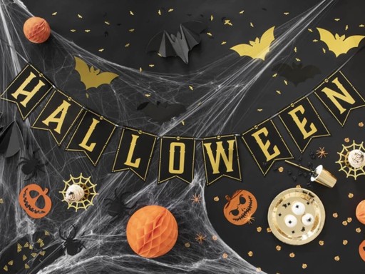 Veselý Halloween banner 250 cm girlanda