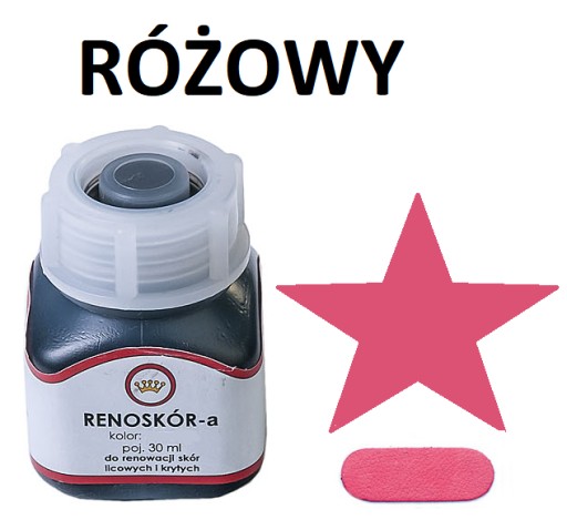 FARBA NA KOŽU RENOSKIN, ružová