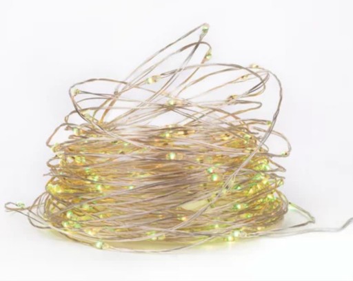 Lanové osvetlenie na terasu, balkón, párty, drôt 840 cm, 80 LED