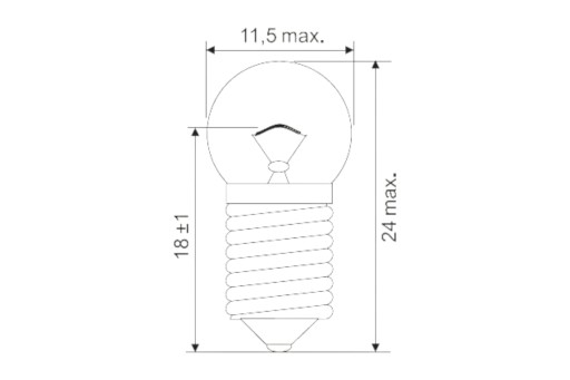 Žiarovka JMP 6V 0,6W E10
