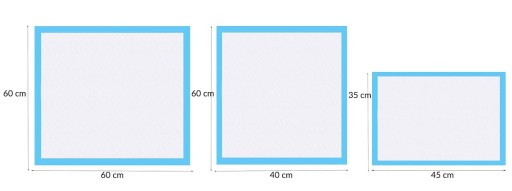 Absorpčné podložky 60x60 HYGIENA PRE PSOV A MAČKY podložky na cikanie 10 ks
