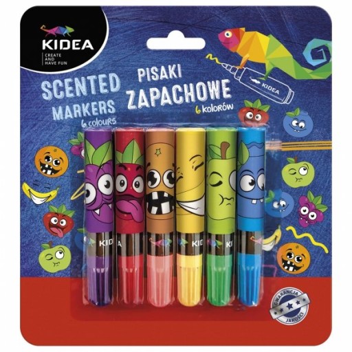 Vonné perá 6 farieb Kidea Set