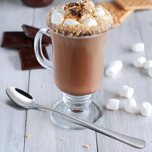 LYŽIČKA KÁVA LATTE ZMRZLINA DEZERT LYŽIČKA DLHÁ SADA 6 ks.