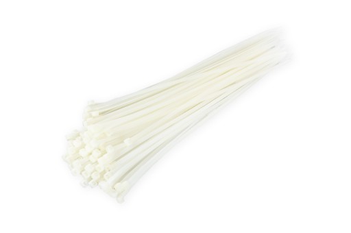 KABELOVÉ VIAZAČKY UV VIAZAČKY BIELY 2,5x150