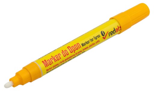 Popisovacie pero na pneumatiky Chalk Yellow Oil 1 ks