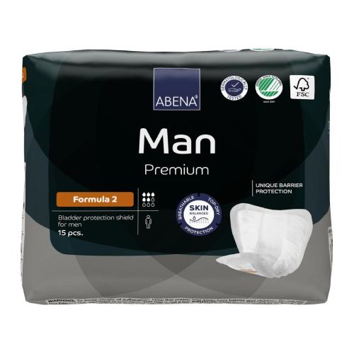 ABENA MAN Prémiové vložky pre mužov, 15 ks.