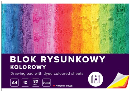 FAREBNÝ BLOK A4 10 LIST 80g TLAČ