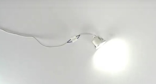 Zápustné stropné svietidlo FIN LED 3W BIELE 230V