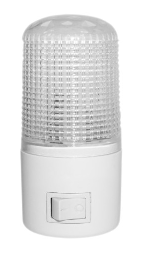 Diskrétna 3 LED KONTAKTNÁ NOČNÁ LAMPA, biela