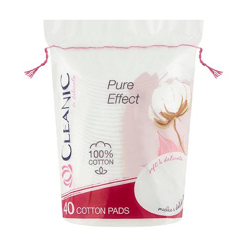 CLEANIC Pure Effect kozmetické tampóny 40 ks