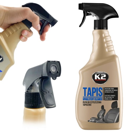 Čistiaca kvapalina na čalúnenie 750 ML K2 TAPIS NA VŠETKY TYPY NEČISTÍN