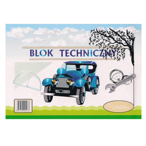 TECHNICKÝ BLOK A4 120g BIELY 10 PROTOS LIST