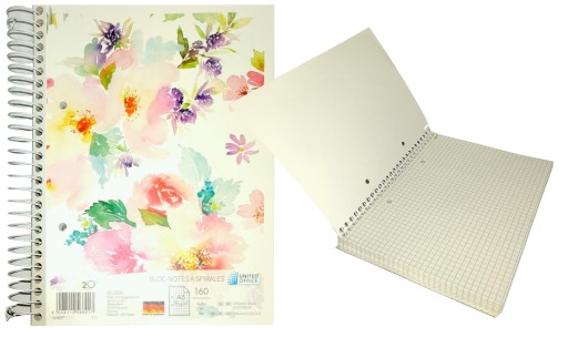 A5/160 United Office grid notebook