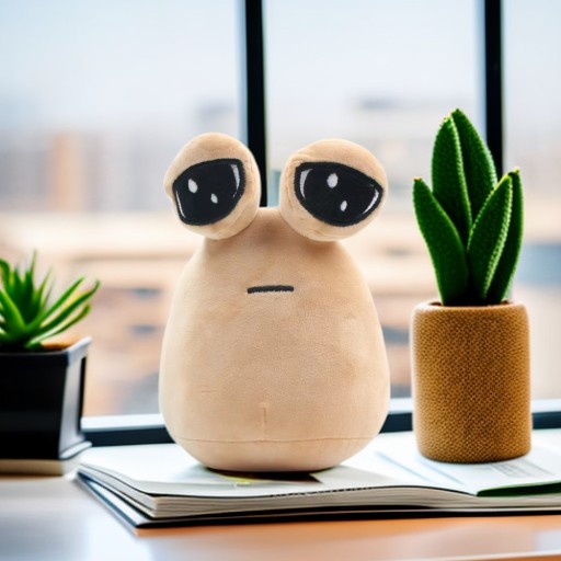POU PLYŠOVÝ MASKOT PLYŠOVÁ PLYŠOVÁ HRAČKA MÔJ MIMOKRETSKÉ ZVIERATKO MÄKKÉ 25 CM