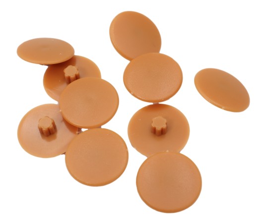 20x Nábytková záslepka na maskovanie zátky pre excentrický priemer 15 mm ALDER