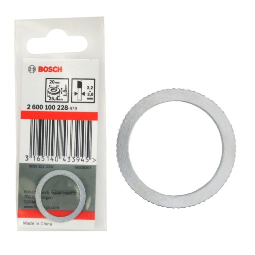 BOSCH Redukčný krúžok pre kotúče 25,4/20