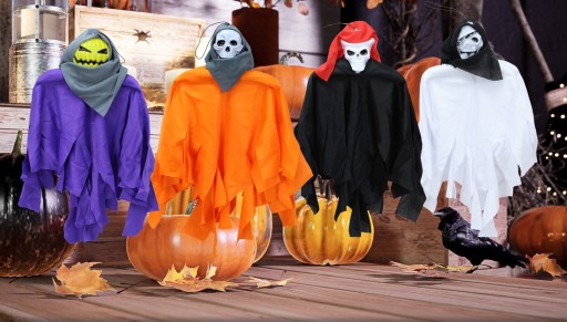 Prívesok Dekorácia Duch 40 cm tekvicová smrť na Halloween
