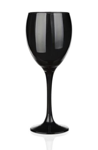 Pohár na víno ČIERNA 300 ml, ELEGANTNÁ, KRÁSNA