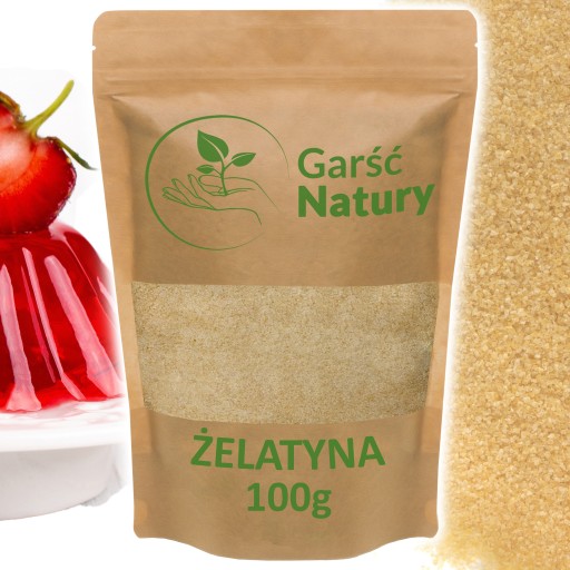 Potravinová bravčová želatína 100g Vysoká kvalita na KOSTNÉ KĹBY Poľsko 0,1kg