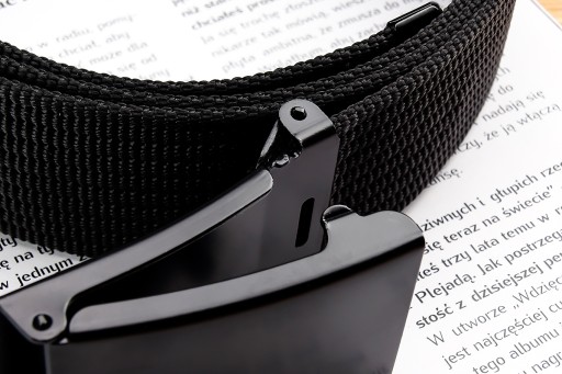 Pánsky čierny priedušný opasok na nohavice 115CM GRACIO WIDE