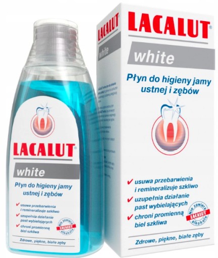LACALUT WHITE ústna voda 300 ml