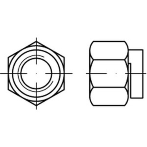 Thermag M8x1,25 medená matica, 12 kľúč