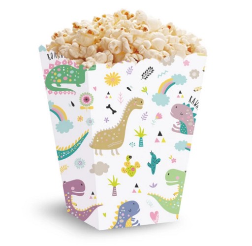 Boxy na POPCORN Snacky DINOSAURS 5 KS