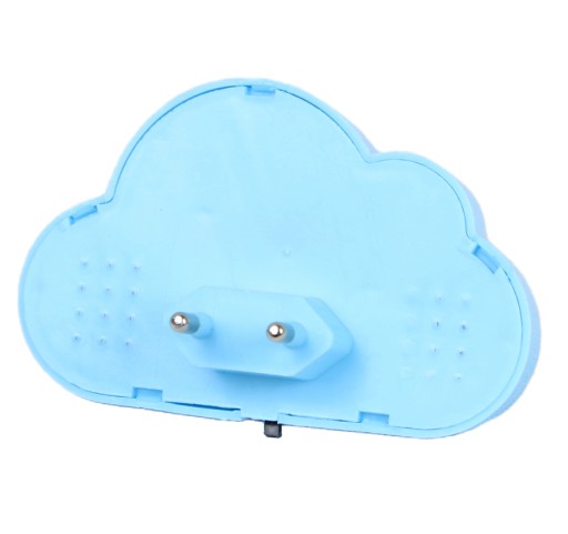 CLOUD LED nočná lampa pre zásuvkový kontakt