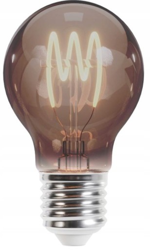 LED žiarovka E27 Filament DECORATIVE 4W teplý dym