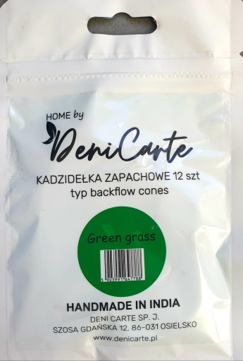 BACKFLOW INDICKÉ KUŽELOVÉ VONNÉ TYČINKY ZELENÁ SLADKÁ TRÁVA 12ks PRÍRODNÉ