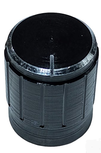 GOMBÍK POTENCIOMETR GOMBÍK ČIERNA - HLINÍK - 15MM