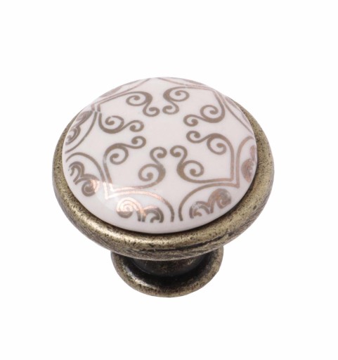 PORCELÁNOVÝ GOMBÍK GP-0728-J4-C-04 ORIENT ZLATÝ