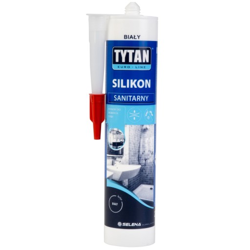 TITÁNOVÝ SANITÁRNY SILIKÓN BIELY PRE VLHKÉ ZÓNY EURO-LINE 280ML 1ks