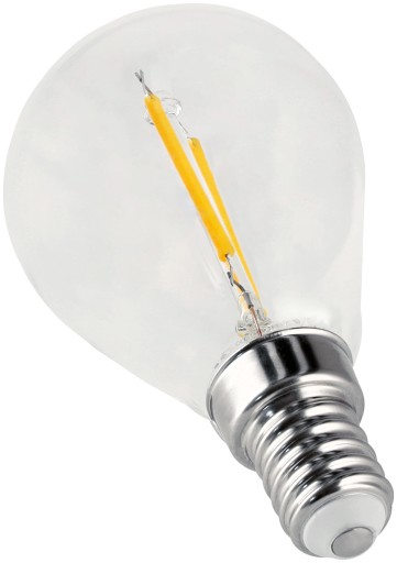 LED žiarovka E14 2W teplá farba 220-240V AC dekoratívna