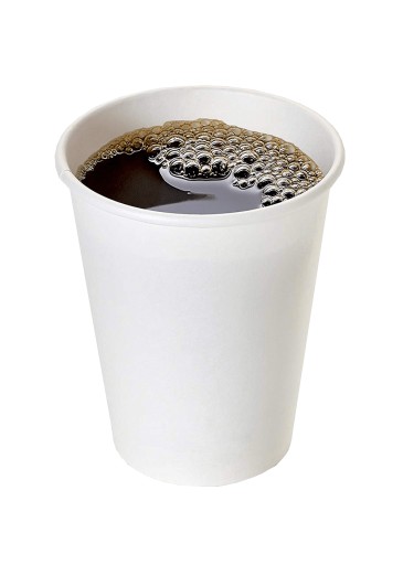 PAPIEROVÉ ŠÁLKY 180ML NA KÁVOVÉ NÁPOJE BIELY 50KS