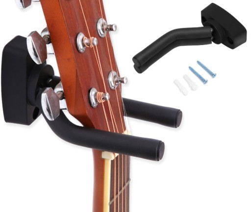 Vrátane držiaka háčika na stenu gitarového chápadla na gitarové kolíky