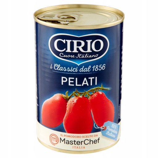 CIRIO Pelati talianske paradajky bez šupky 400g